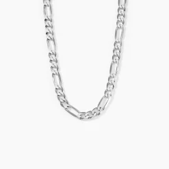 Histoire d'Or Chaîne Vivian Maille Alternee 1/3 Argent Blanc Sale