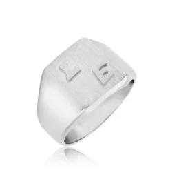 Histoire d'Or Chevaliere Argent Blanc Gringoire Carree New