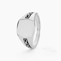 Histoire d'Or Chevaliere Argent Blanc Tarek Discount