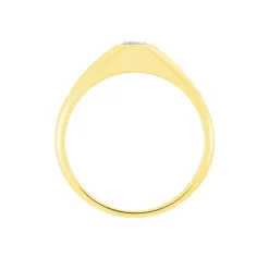 Histoire d'Or Chevaliere Maxime Or Jaune Oxyde Clearance