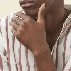 Histoire d'Or Chevaliere Solarium Or Jaune Ovale Soleil Outlet