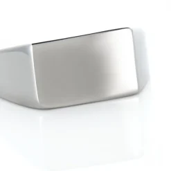 Histoire d'Or Chevalière Luciano acier gris Clearance