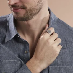 Histoire d'Or Chevalière Argent Argent Terrence Best