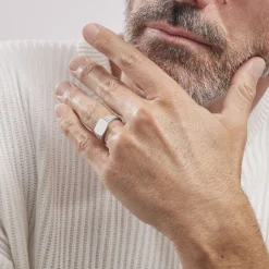 Histoire d'Or Chevalière Argent Blanc Charites Online