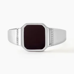 Histoire d'Or Chevalière Argent Blanc Djulian Email Sale