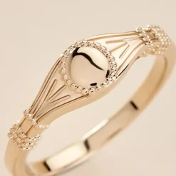 Histoire d'Or Chevalière Azteque plaqué or jaune Online