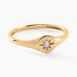 Histoire d'Or Chevalière Chauncey Or Jaune Oxyde De Zirconium Clearance