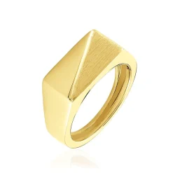 Histoire d'Or Chevalière Chuck Or Jaune Hot