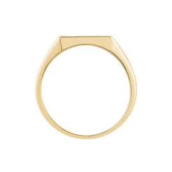 Histoire d'Or Chevalière Cillian plaqué or jaune New