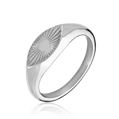 Histoire d'Or Chevalière Dalia Argent Blanc Outlet