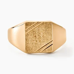 Histoire d'Or Chevalière Daniel plaqué or jaune Online