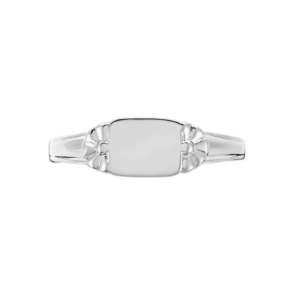 Histoire d'Or Chevalière Darian Argent Blanc Online