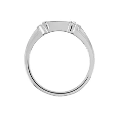 Histoire d'Or Chevalière Darian Argent Blanc Online