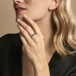 Histoire d'Or Chevalière Darian Argent Blanc Online