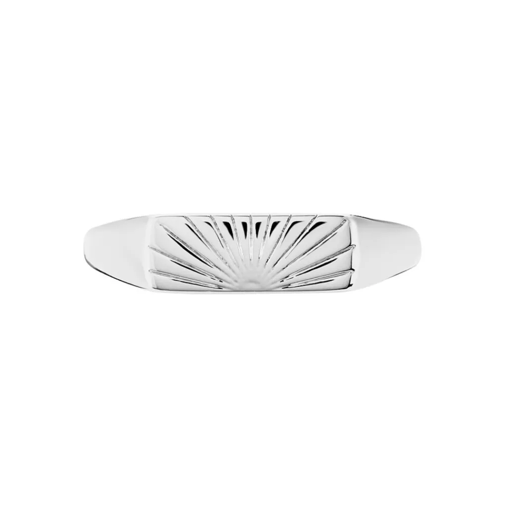 Histoire d'Or Chevalière Dotty Argent Blanc Best