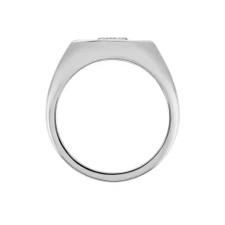 Histoire d'Or Chevalière Evalyn Argent Blanc Oxyde De Zirconium Best