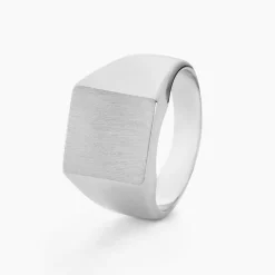 Histoire d'Or Chevalière Gaspare Argent Blanc Outlet