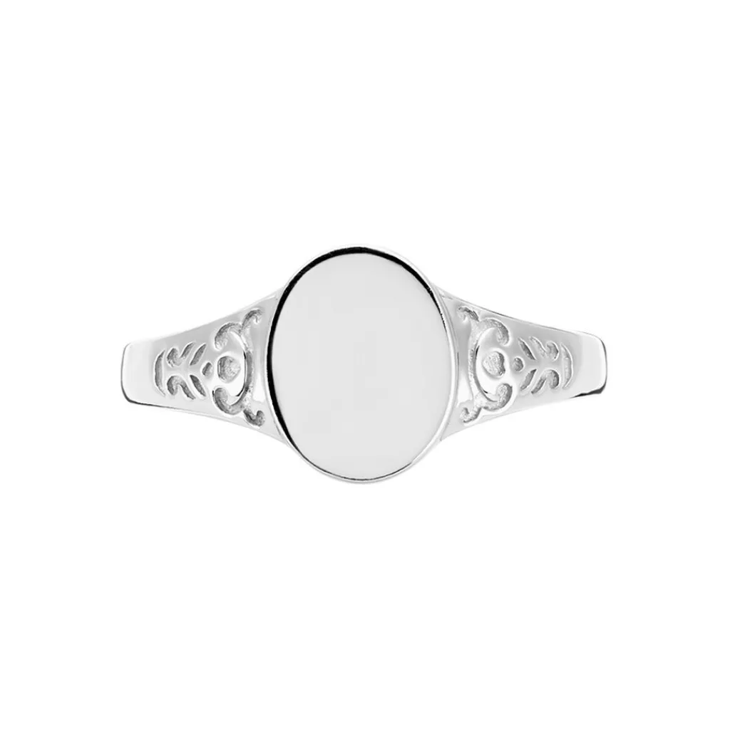 Histoire d'Or Chevalière Giacoma Argent Blanc Clearance