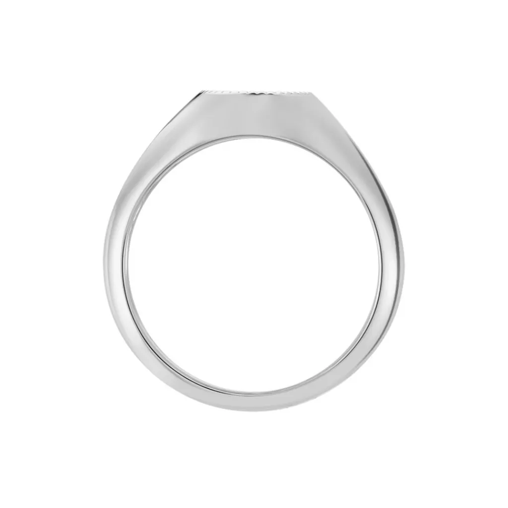 Histoire d'Or Chevalière Jima Argent Blanc New