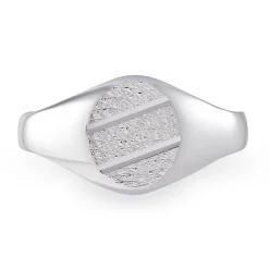 Histoire d'Or Chevalière Kety Argent Blanc Hot