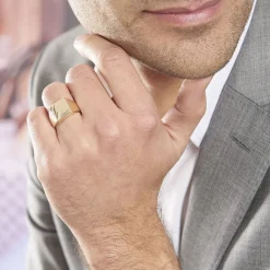 Histoire d'Or Chevalière Lionel Plaqué Or Jaune Online