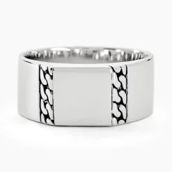 Histoire d'Or Chevalière Luka Argent Blanc Online