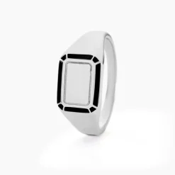 Histoire d'Or Chevalière Manny Argent Blanc Hot