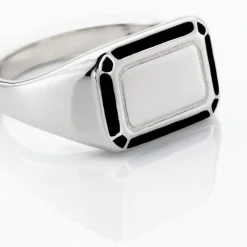 Histoire d'Or Chevalière Manny Argent Blanc Hot