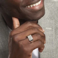 Histoire d'Or Chevalière Matthieu Argent Blanc Best