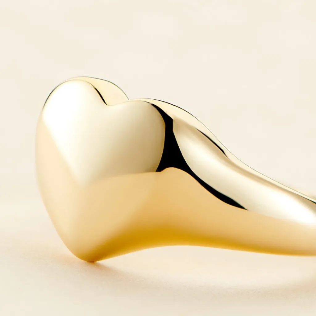 Histoire d'Or Chevalière Philia Acier Doré Online