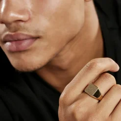 Histoire d'Or Chevalière Plaqué Or Corentin Online