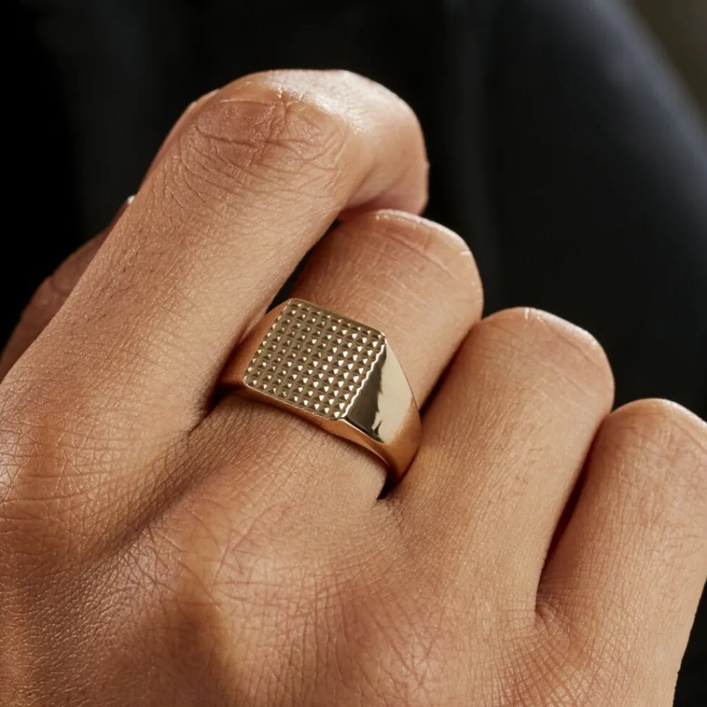 Histoire d'Or Chevalière Plaqué Or Corentin Online