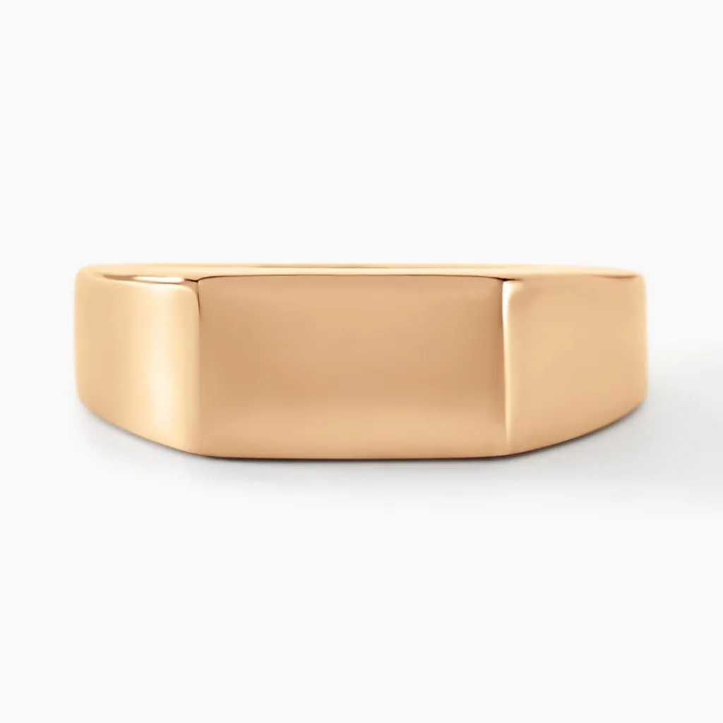 Histoire d'Or Chevalière Plaqué Or Jaune Alfonso Discount