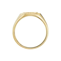 Histoire d'Or Chevalière Plaqué Or Jaune Louie Outlet