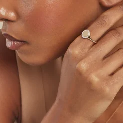 Histoire d'Or Chevalière Promesse Pour L'eternite Or Jaune Diamant