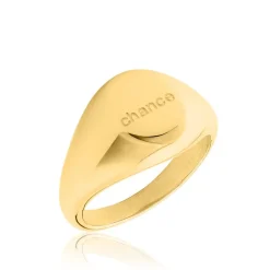 Histoire d'Or Chevalière Sabadell Acier Jaune Best