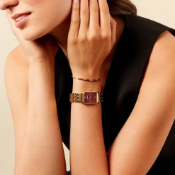 CODHOR Coffret De Montre Arianne Bordeaux