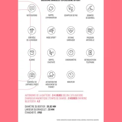 LOTUS Coffret De Montre Connectée Smartwach Noir Hot