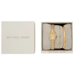 MICHAEL KORS Coffret De Montre Micro Lexington Doré Best