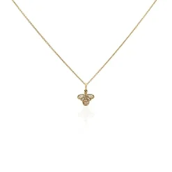 Histoire d'Or Collier Abelha Plaqué Or Jaune Oxyde De Zirconium Outlet