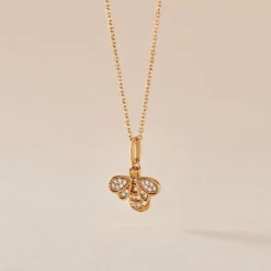 Histoire d'Or Collier Abelha Plaqué Or Jaune Oxyde De Zirconium Outlet