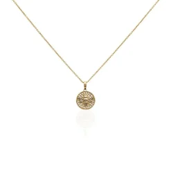 Histoire d'Or Collier Abelha Plaqué Or Jaune Oxyde De Zirconium Sale