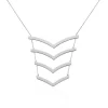 Histoire d'Or Collier Abid Acier Blanc New