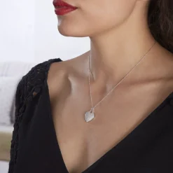 Histoire d'Or Collier Achilles Argent Blanc Oxyde De Zirconium Outlet