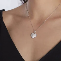 Histoire d'Or Collier Achilles Argent Blanc Oxyde De Zirconium Outlet