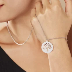 Histoire d'Or Collier Acier Blanc Ganet Hot