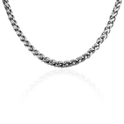 Histoire d'Or Collier Acier Gris Vasio Online