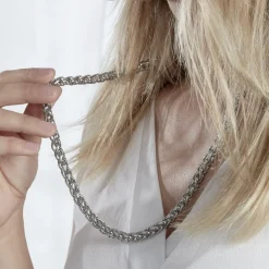 Histoire d'Or Collier Acier Gris Vasio Online