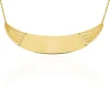 Histoire d'Or Collier Acier Jaune Clearance