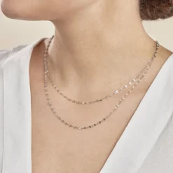 Histoire d'Or Collier Adelaide Argent Blanc Clearance